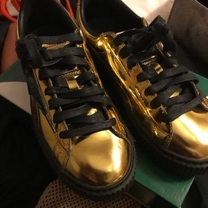 Metallic Sneakers